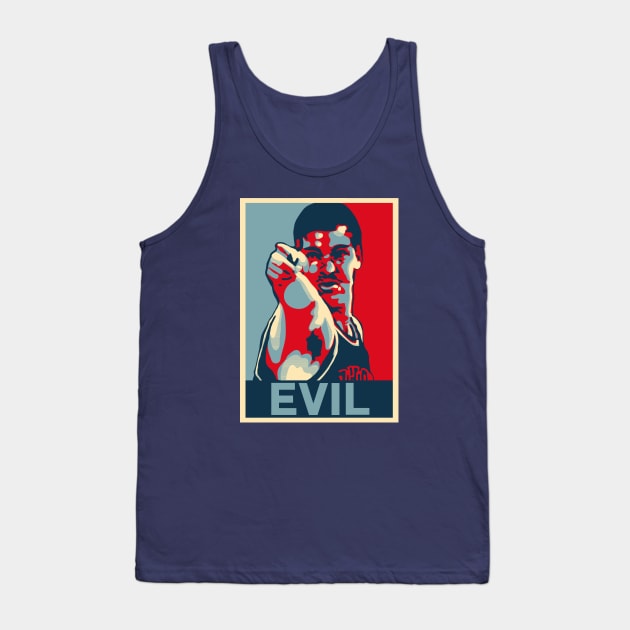 Bill Laimbeer Evil Obama Hope Large Print Tank Top by qiangdade